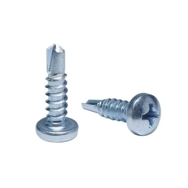 Foto de tornillo autorroscante cabeza pan zincado