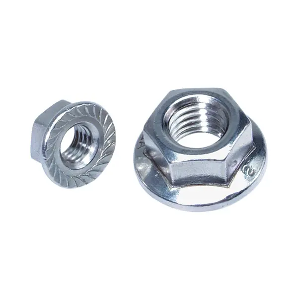 Foto de tuerca flange zincada