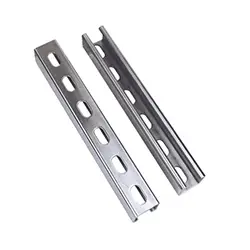 Imagen de riel Unistrut galvanizado