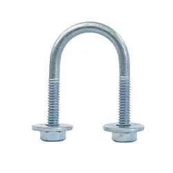 Imagen de abrazadera U-bolt zincada